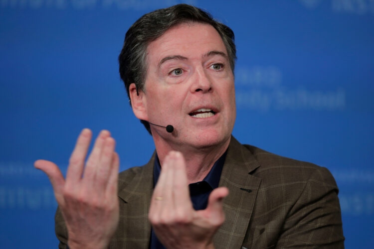 Comey Indicted Over Online Post Officials Call A Trump Threat